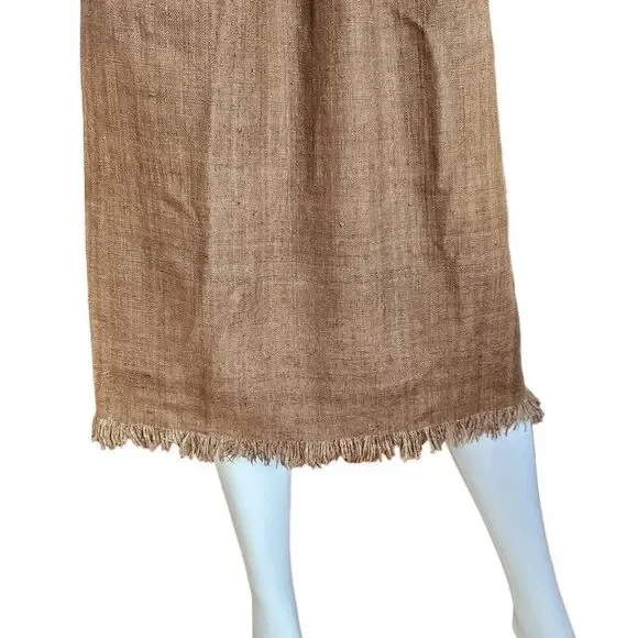 vintage post-apocalyptic grunge midi skirt